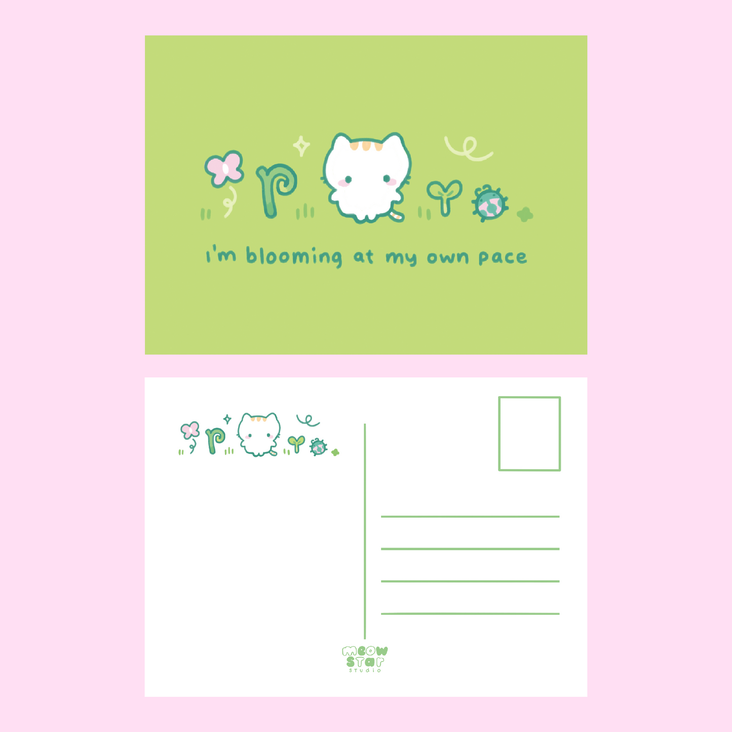 Blooming - Postcard A6