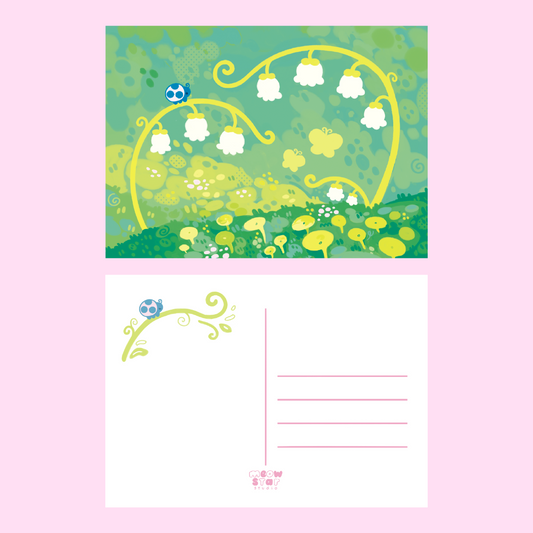 Ladybug world - Postcard A6