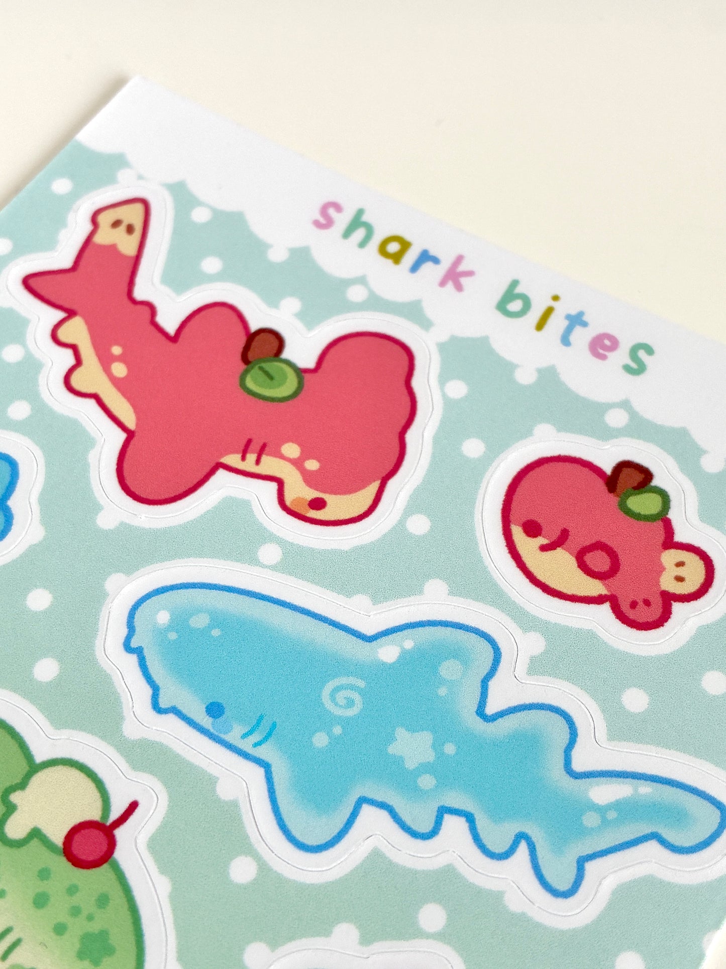 Shark Bites – Large Sticker Sheet