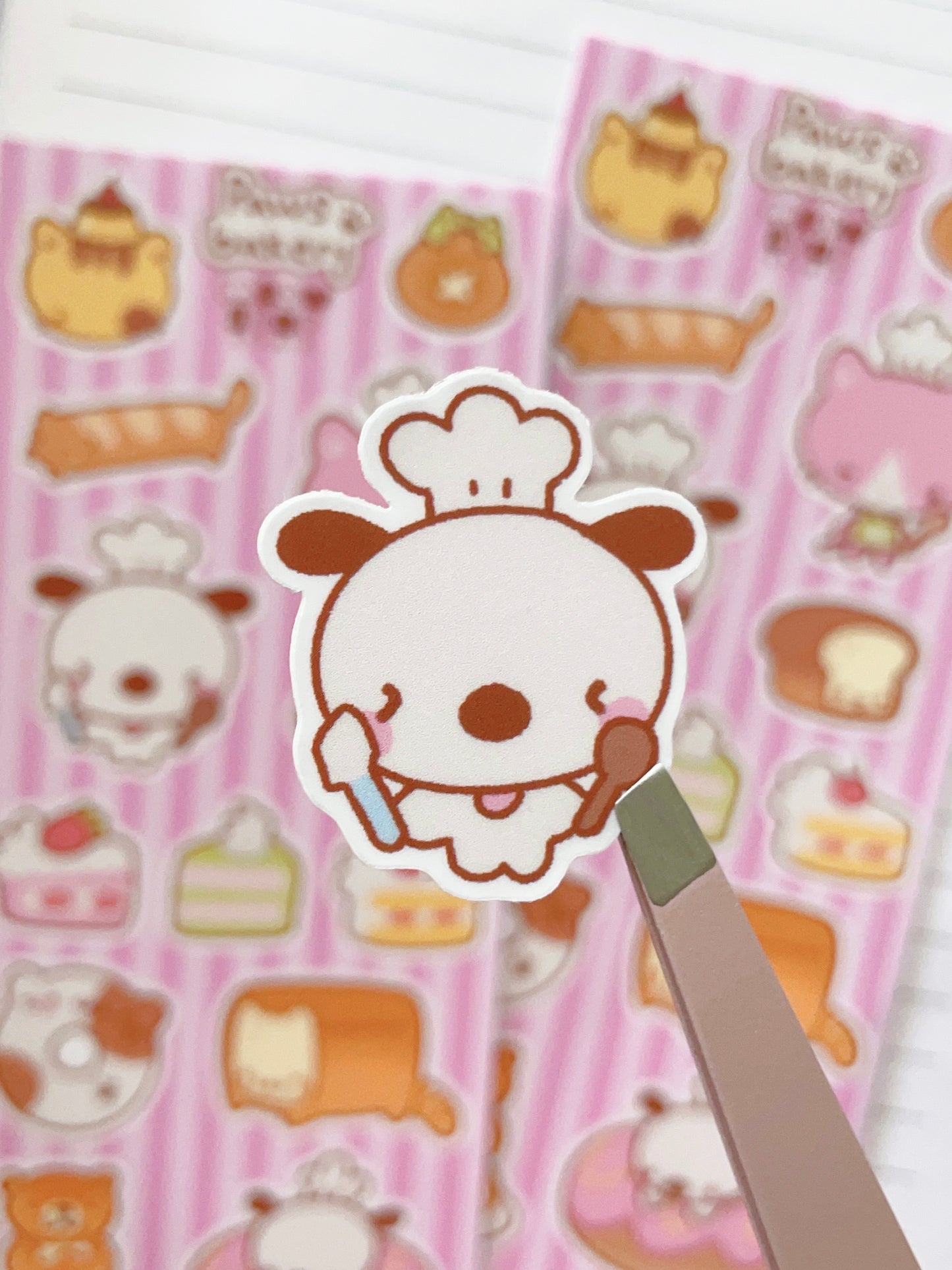 Paws bakery - Slim Sticker sheet