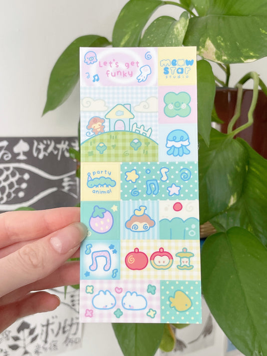 Let's get funky - Slim Sticker sheet