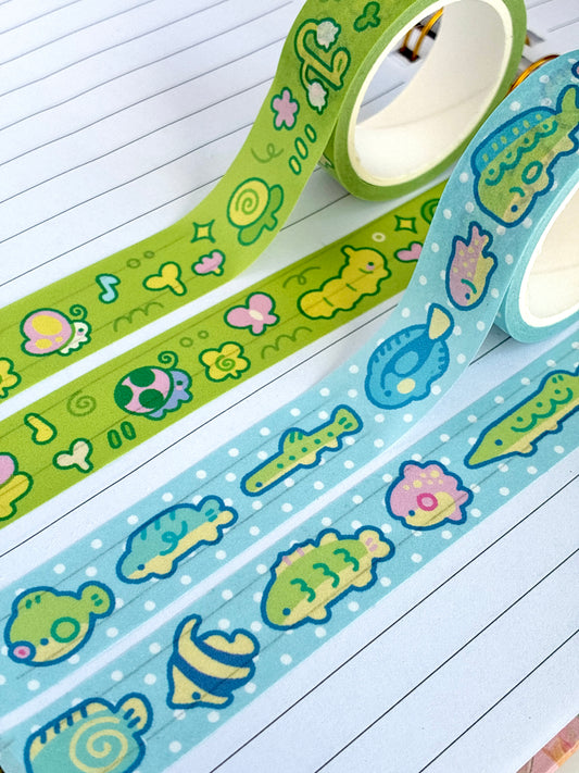 Flowers & bugs - Washi tape