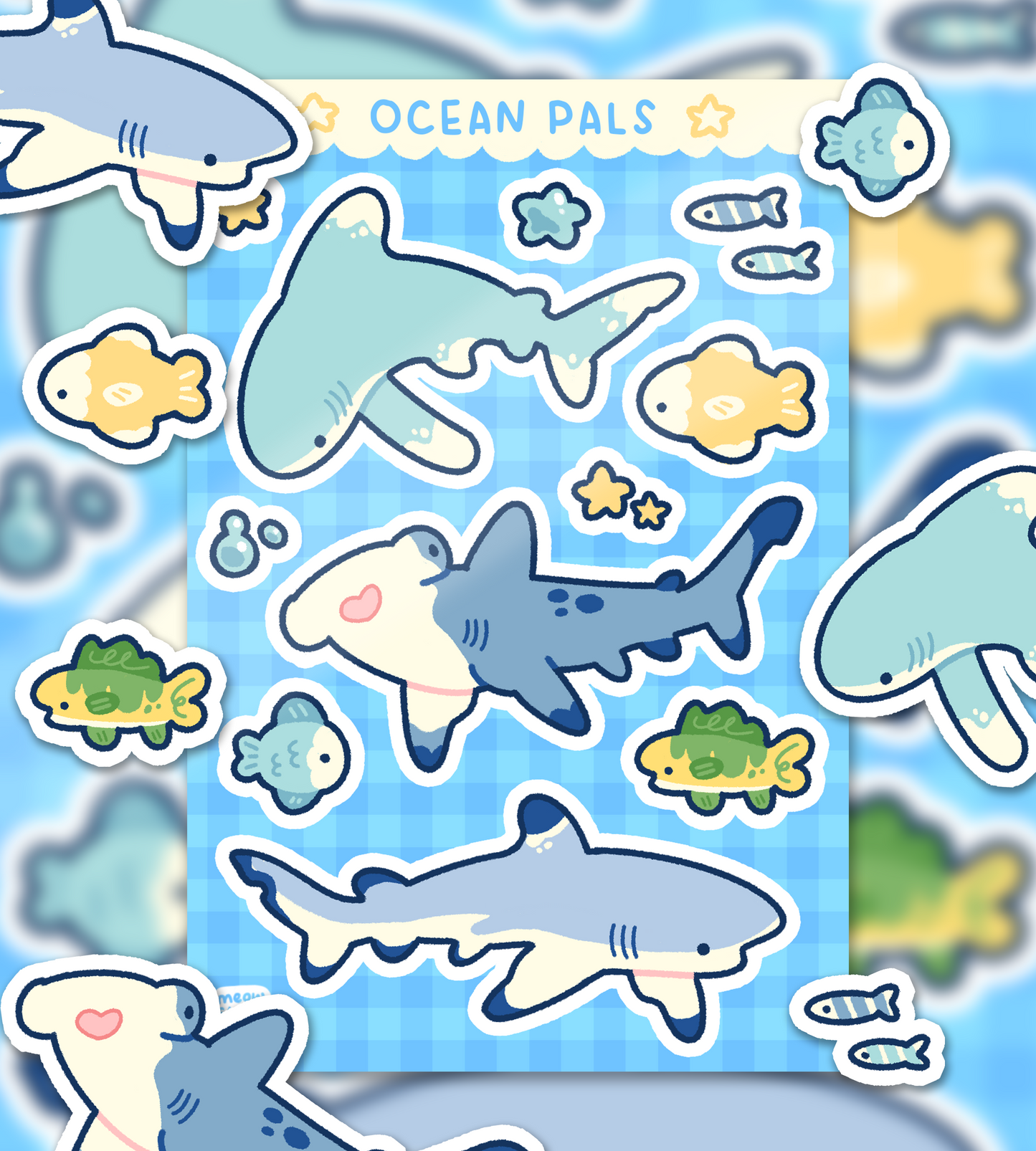Ocean Pals – Large Sticker Sheet