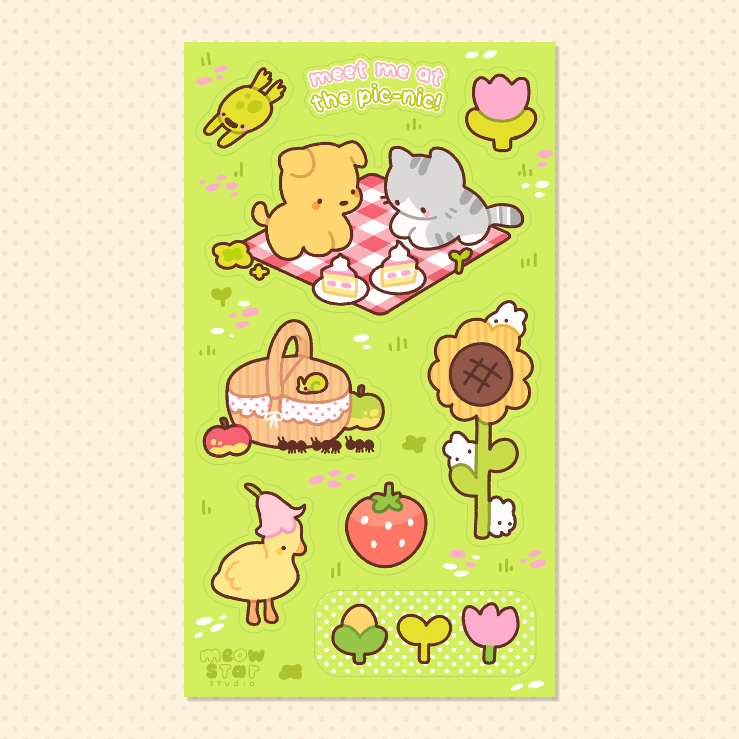 Picnic - Regular Sticker sheet