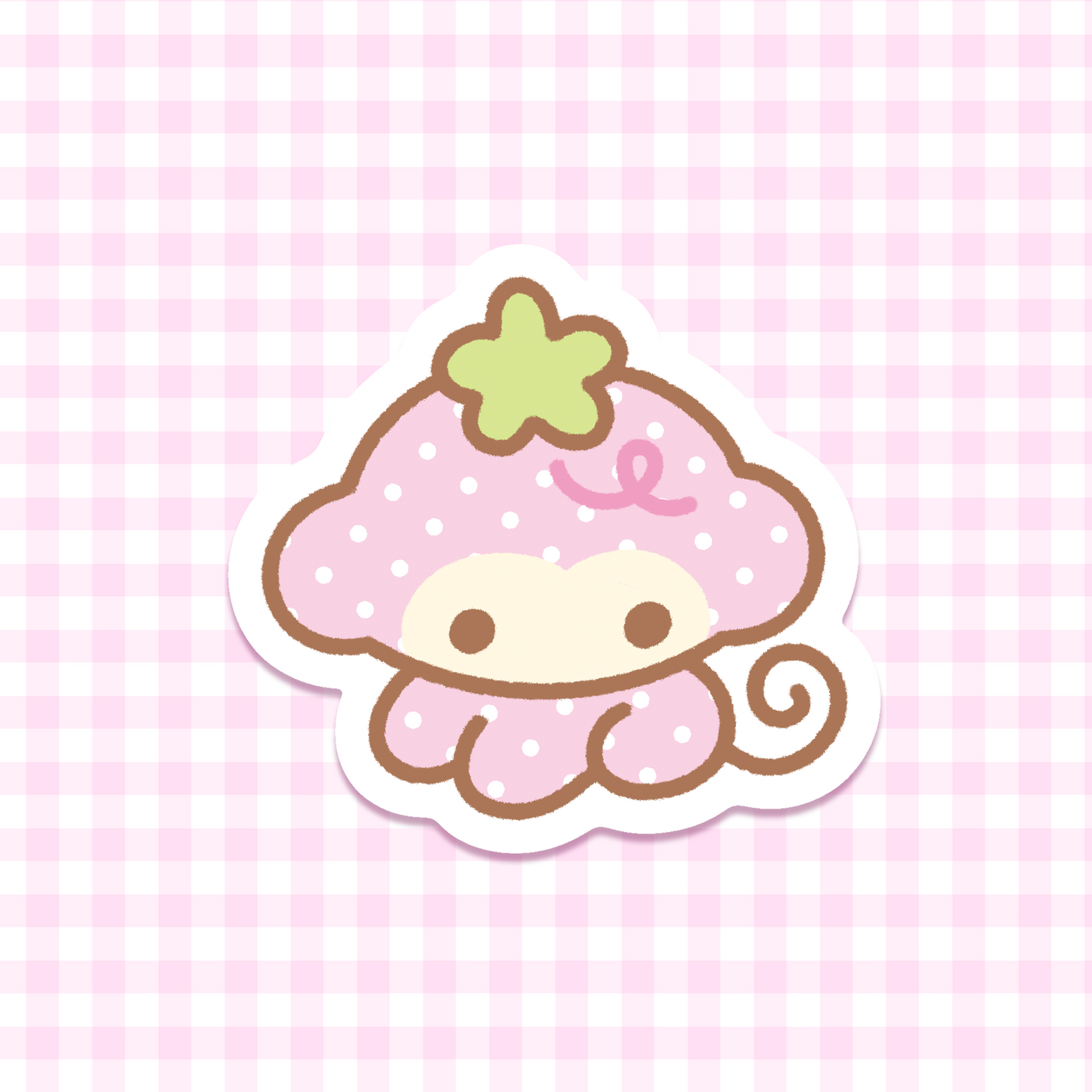 Pink monkey - Sticker