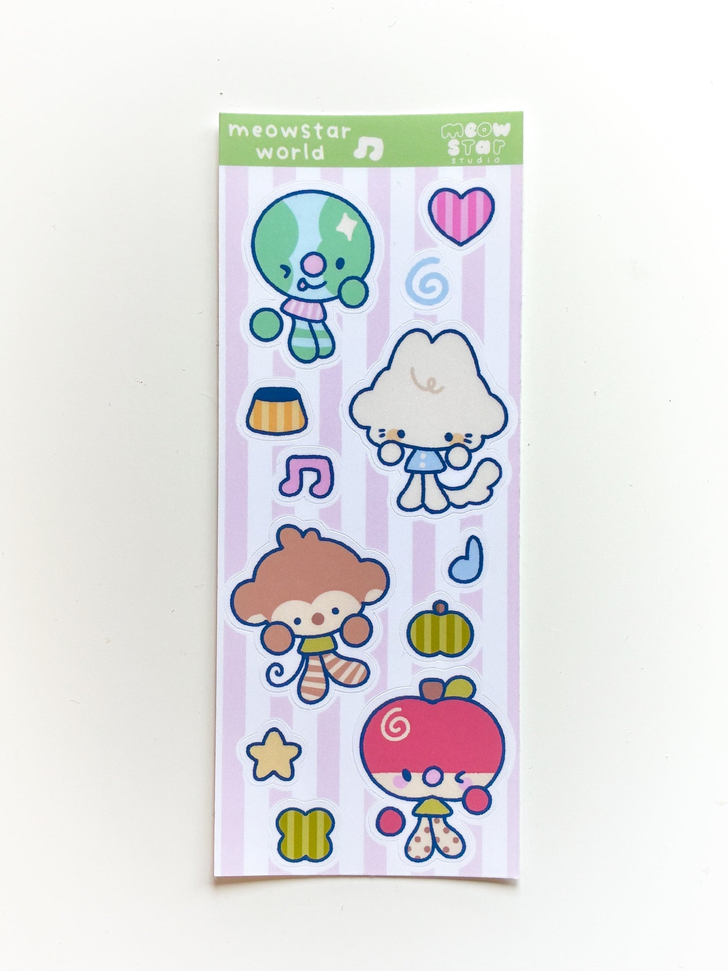 Meowstar world - Mini Sticker sheet