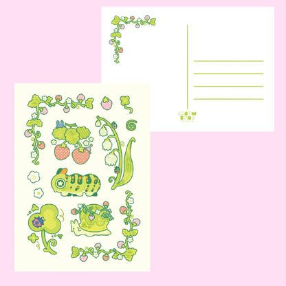 Strawberry - Postcard A6