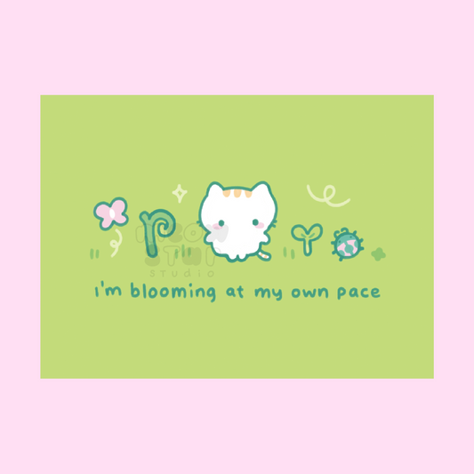 Blooming - Postcard A6