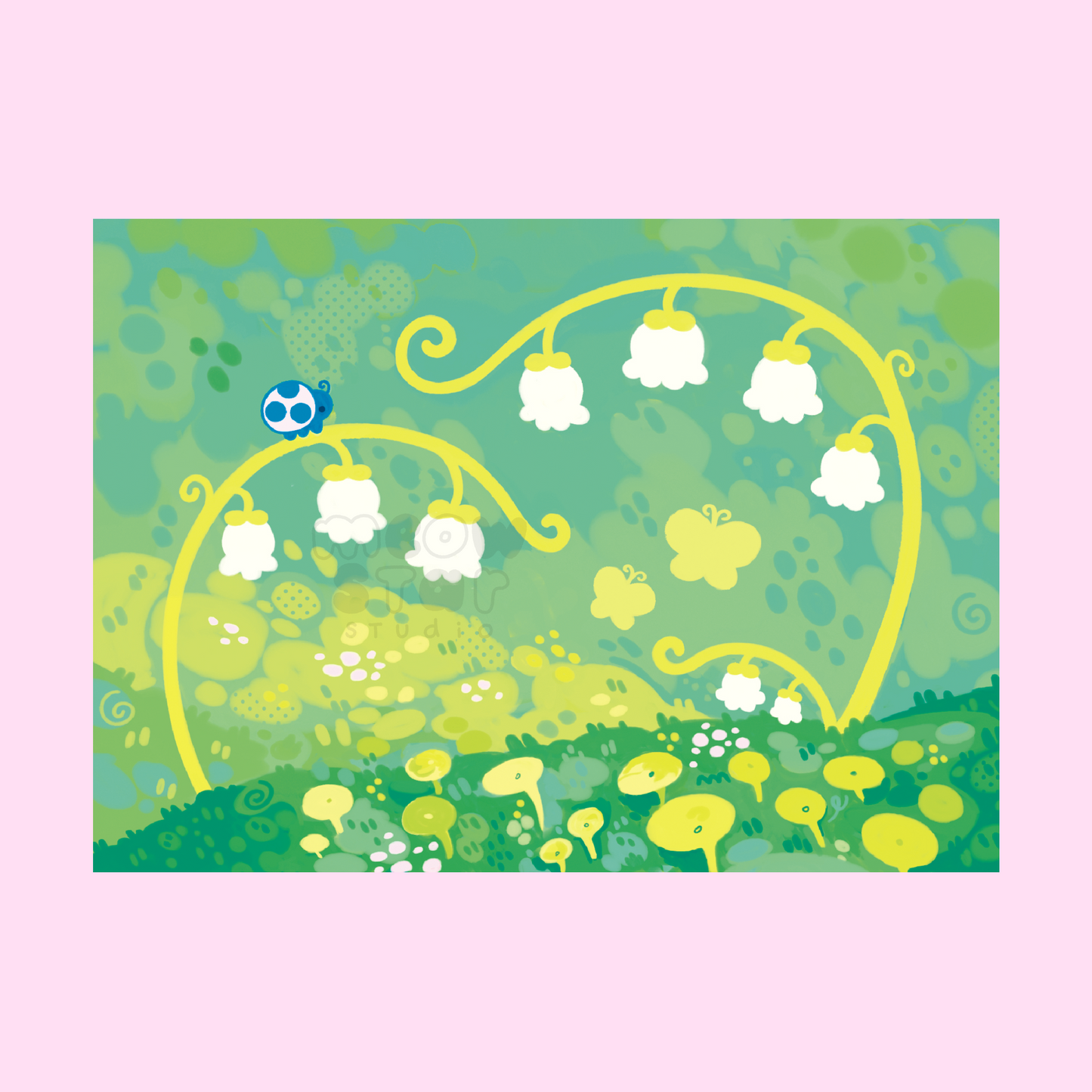 Ladybug world - Postcard A6