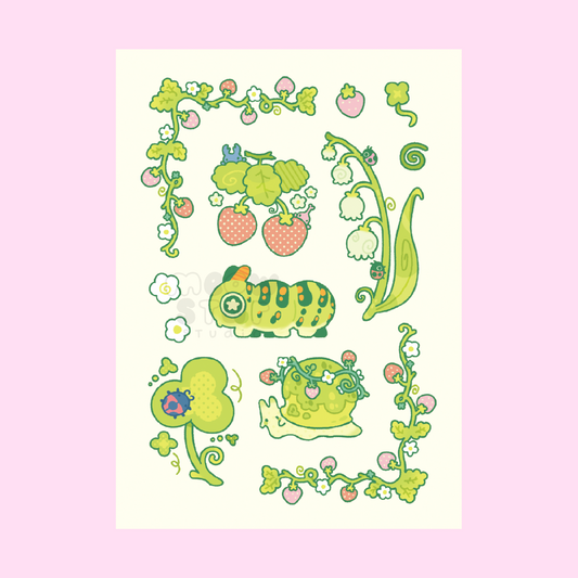 Strawberry - Postcard A6
