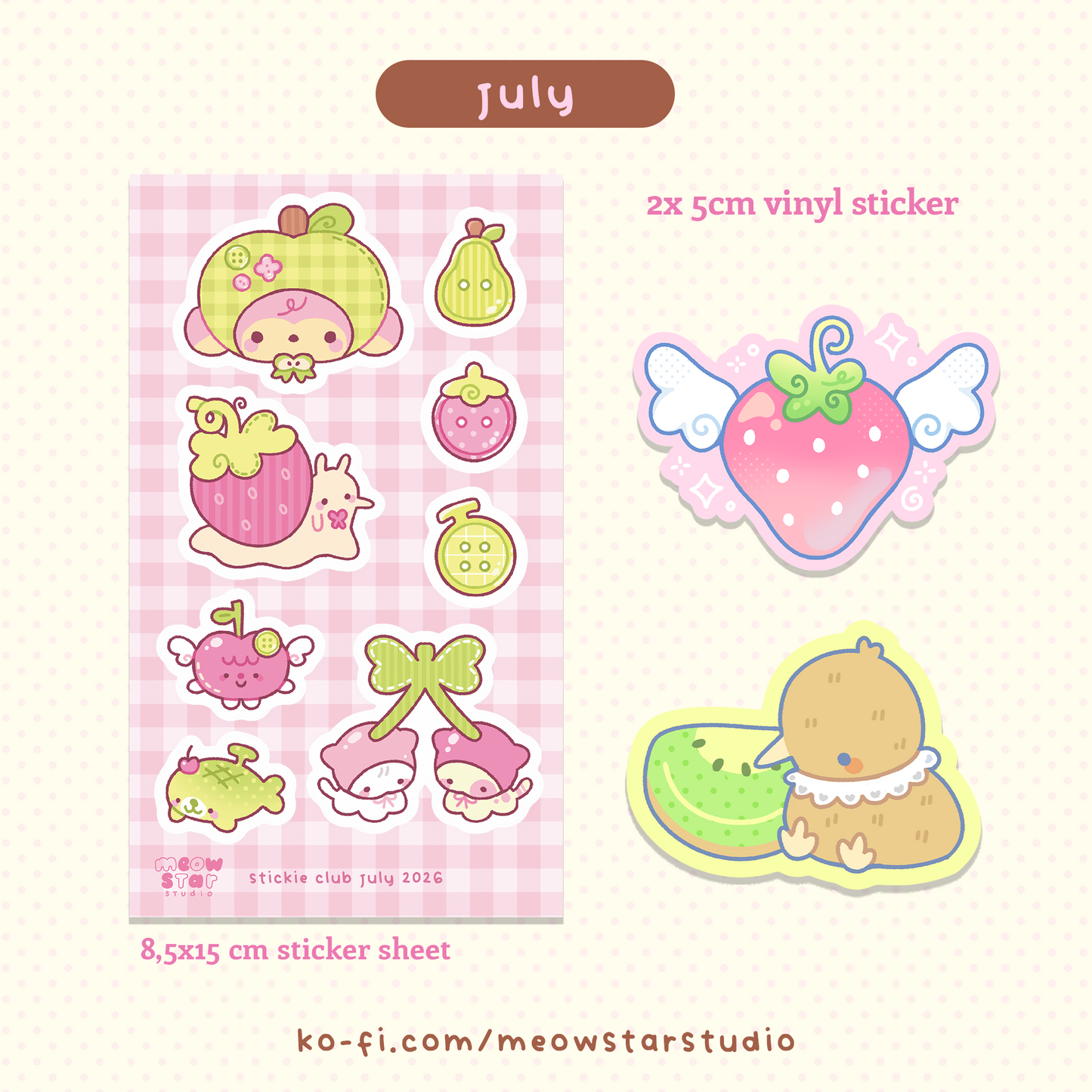 Stickie Club - July 2026
