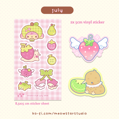 Stickie Club - July 2026
