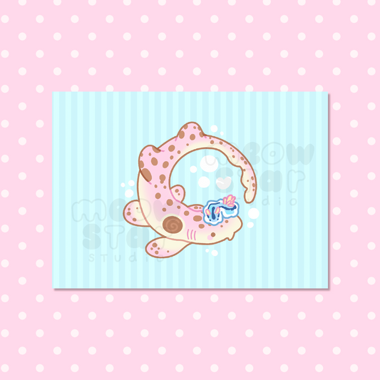 Epaulette shark - Print A6