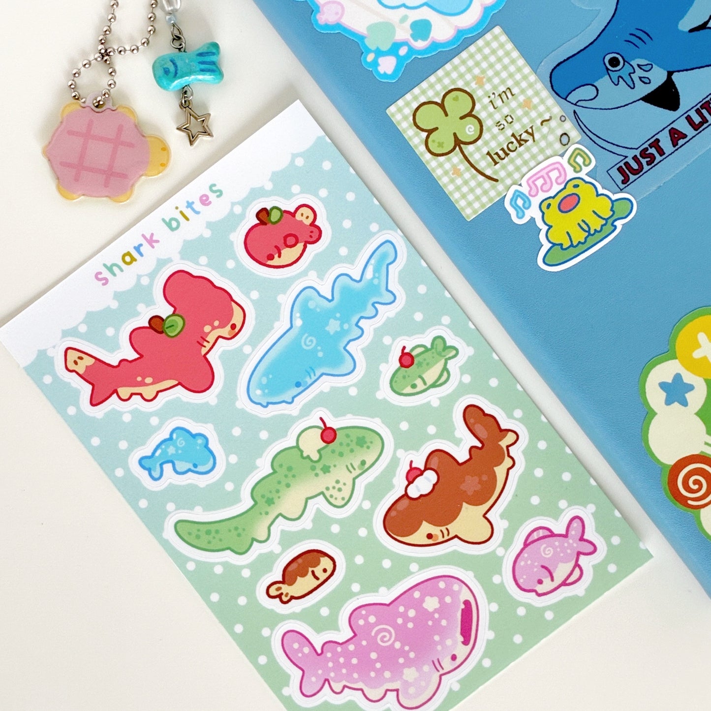 Shark Bites – Large Sticker Sheet