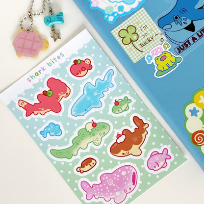 Shark Bites – Large Sticker Sheet