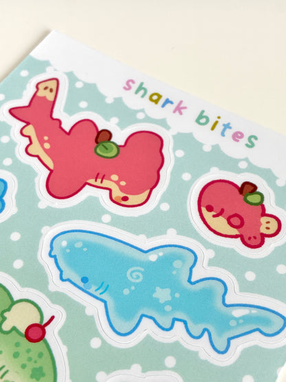Shark Bites – Large Sticker Sheet