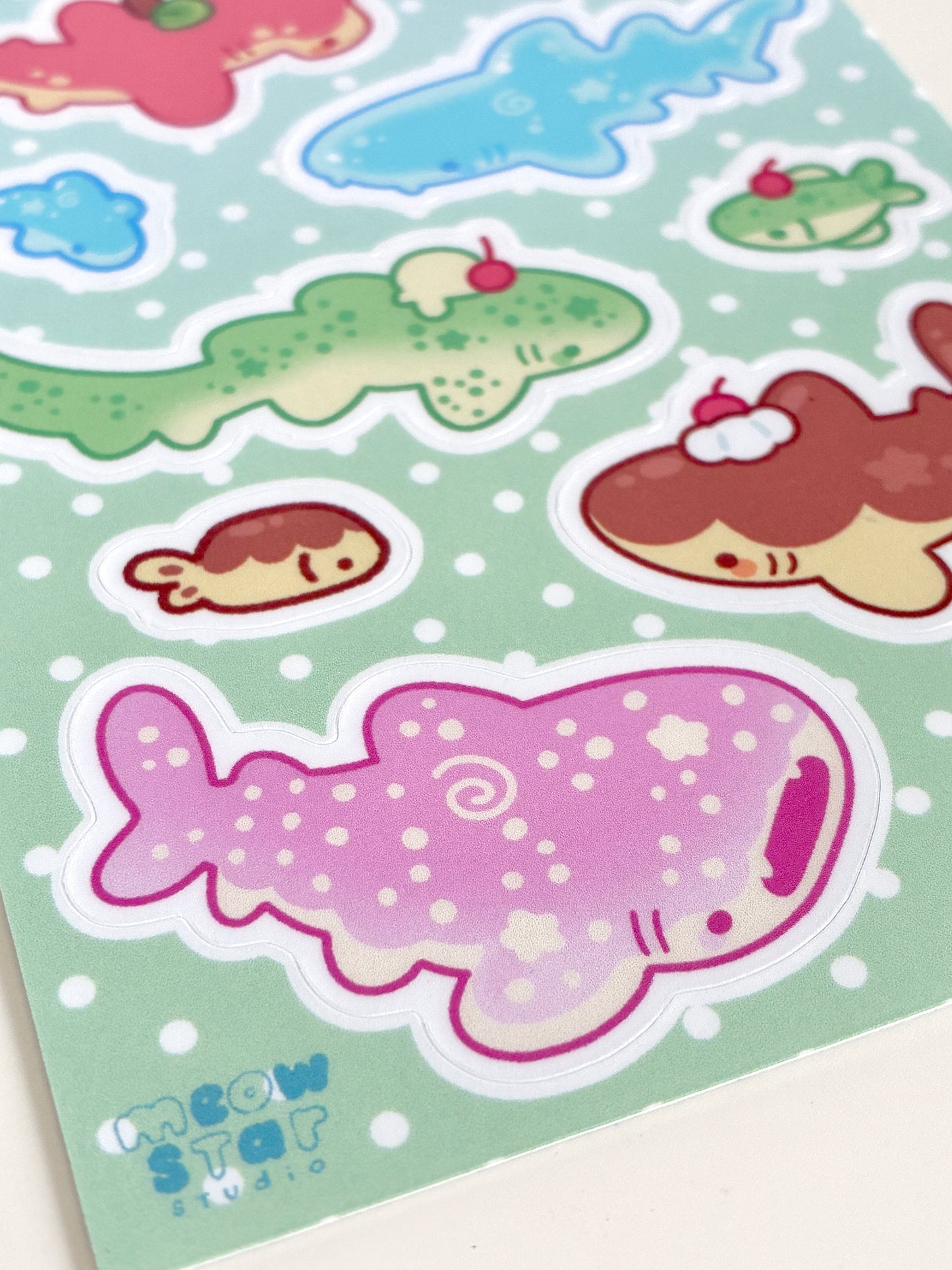 Shark Bites – Large Sticker Sheet