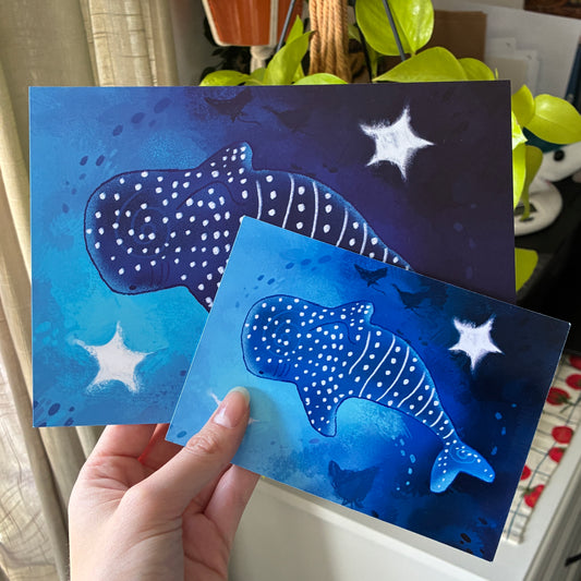 Deep blue - Print A6