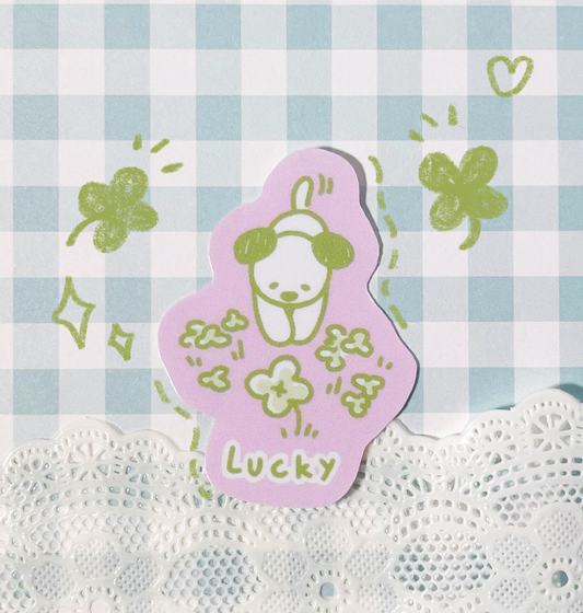 Lucky puppy - Sticker
