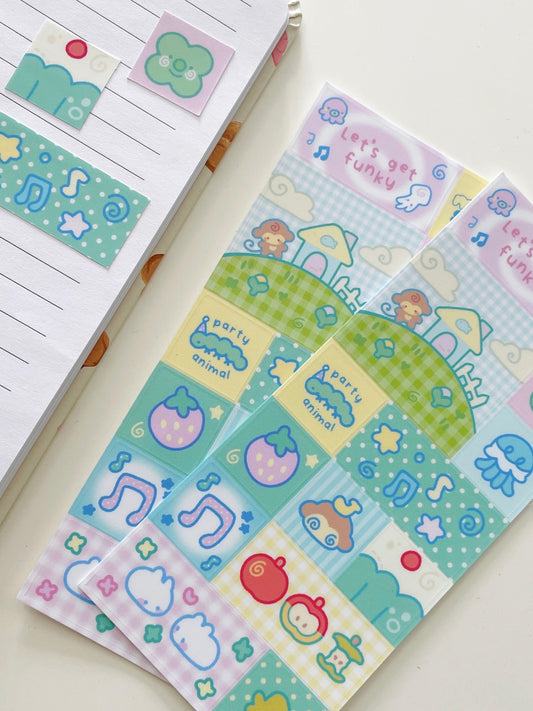 Let's get funky - Slim Sticker sheet