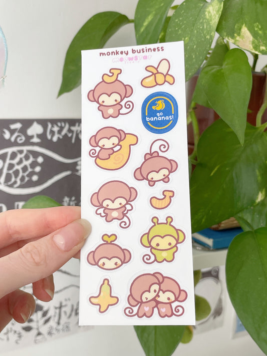 Monkey business - Mini Sticker sheet