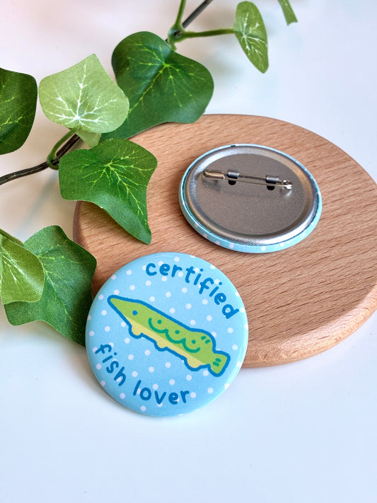 Fish lover - Button