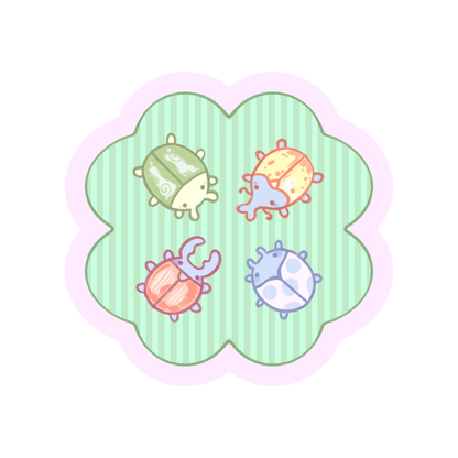 Peachtober Doodles - Sticker