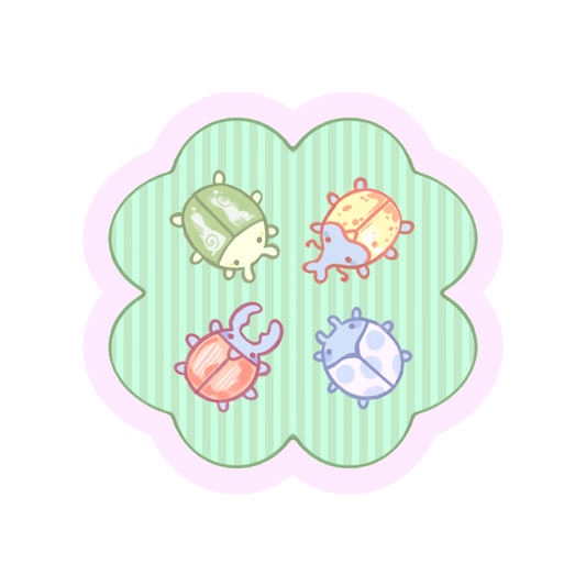 Peachtober Doodles - Sticker