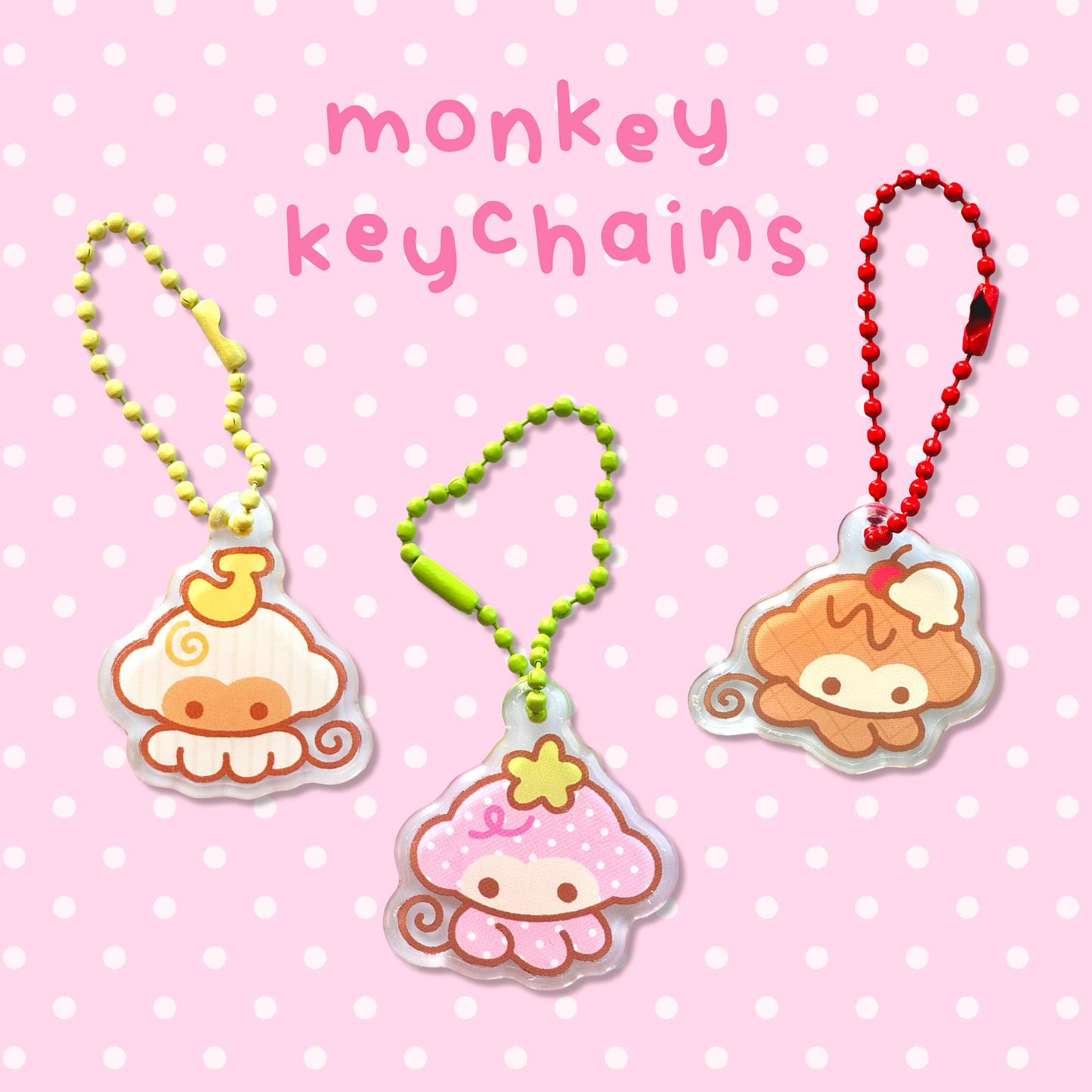[RESTOCKED] Monkey - Keychain