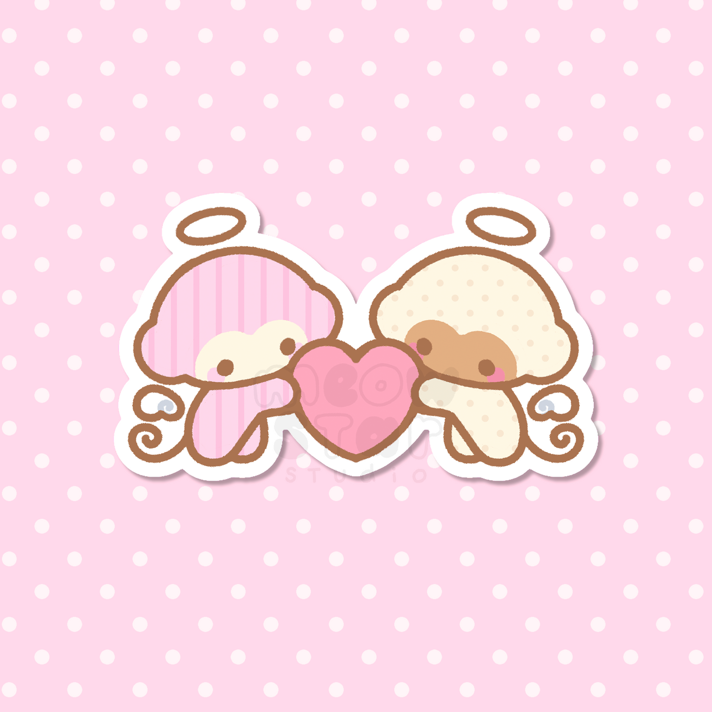 Monkey love - Sticker
