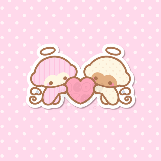 Monkey love - Sticker