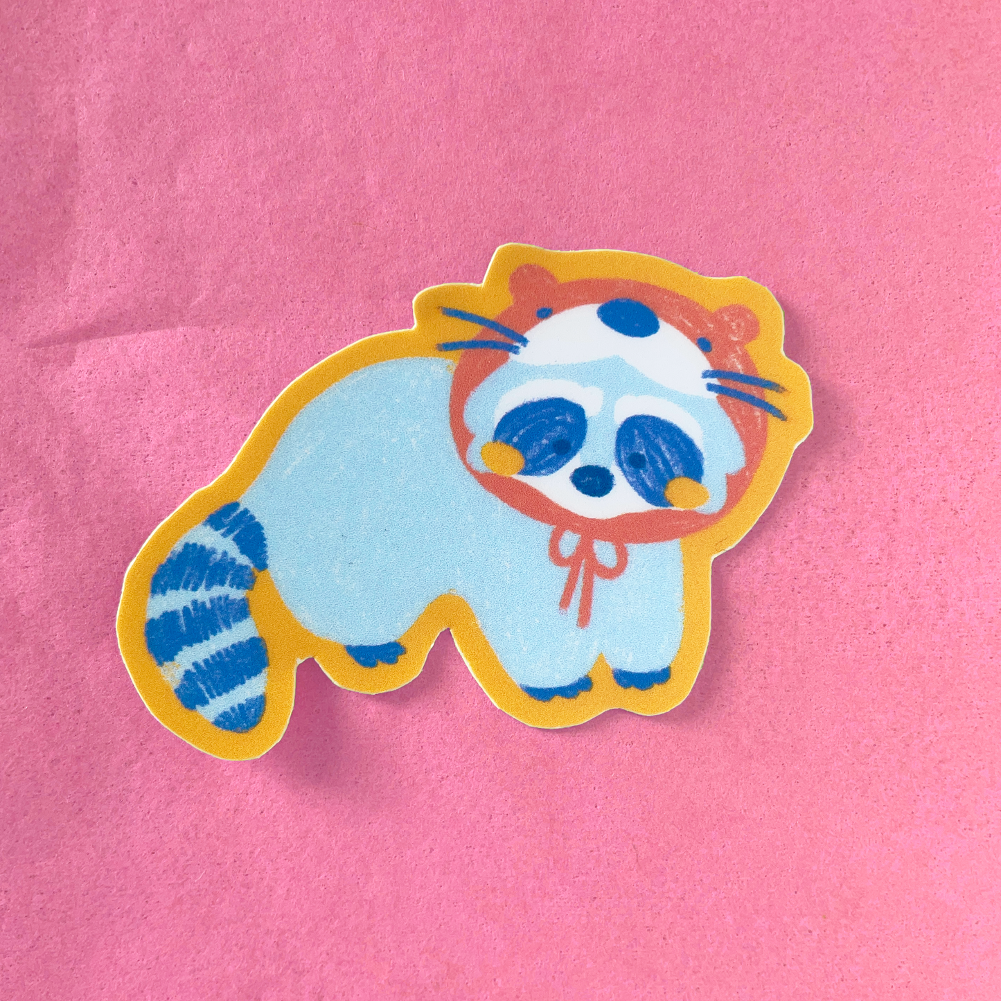 Raccoon matching friends  - Sticker