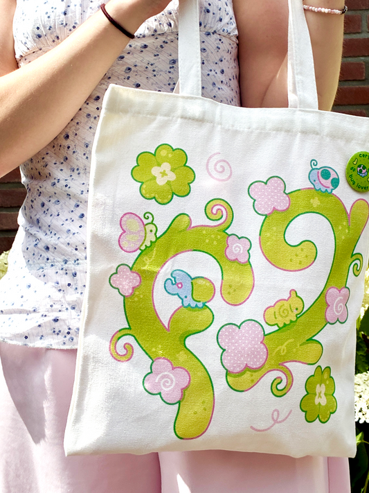 Flowery bugs - Totebag