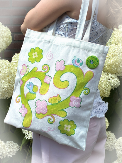 Flowery bugs - Totebag