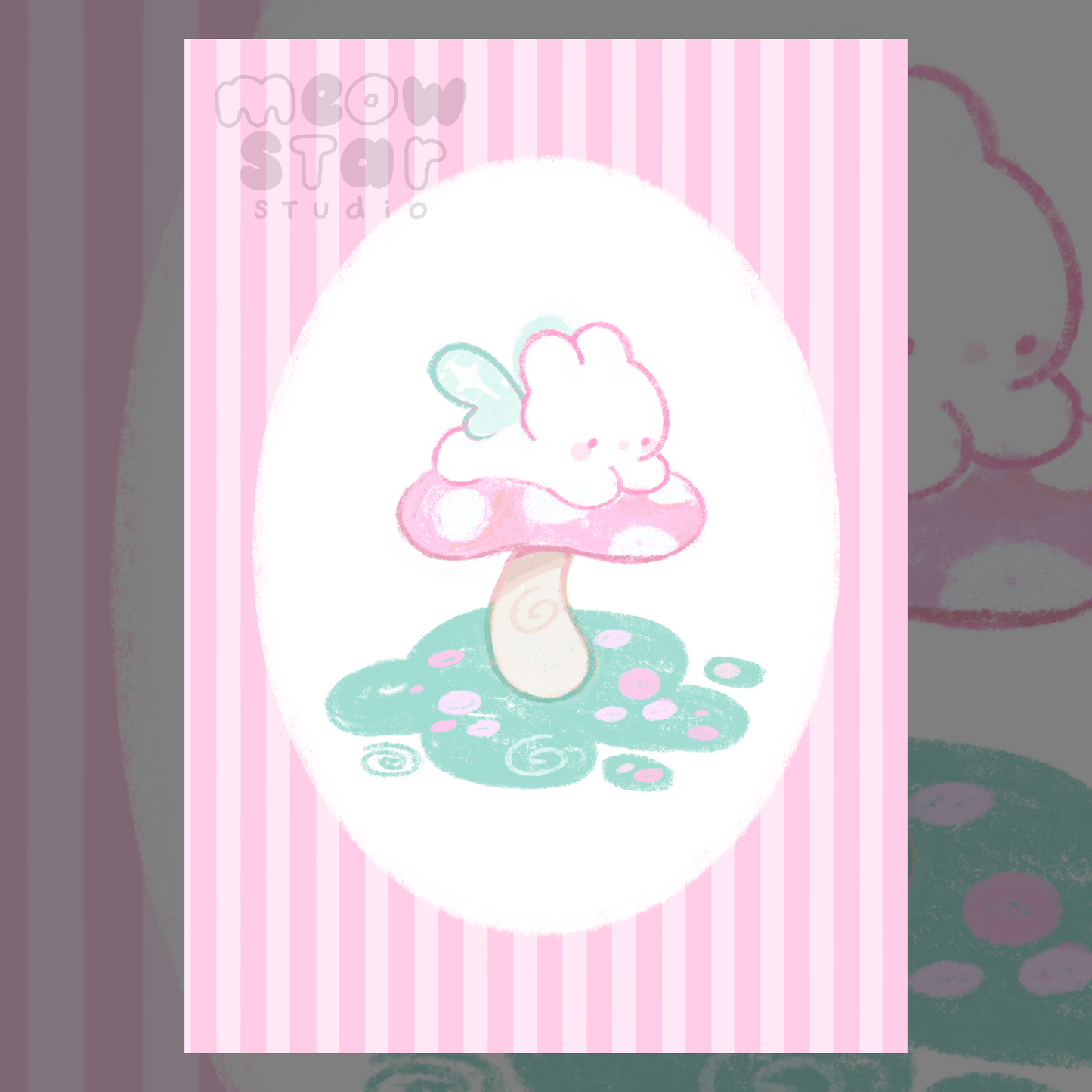 Fairy bunny - Print A6