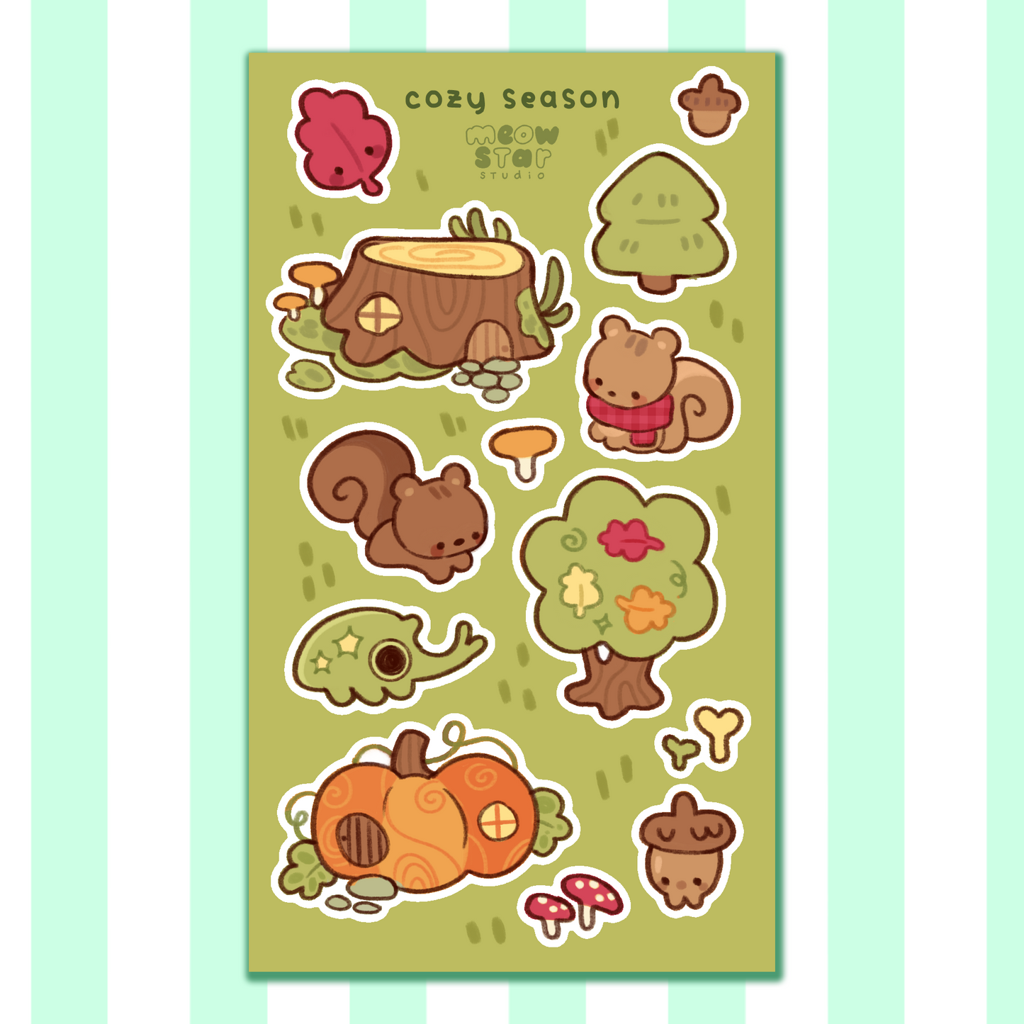 Cozy season – Large Sticker Sheet