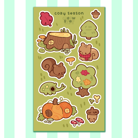Cozy season – Large Sticker Sheet
