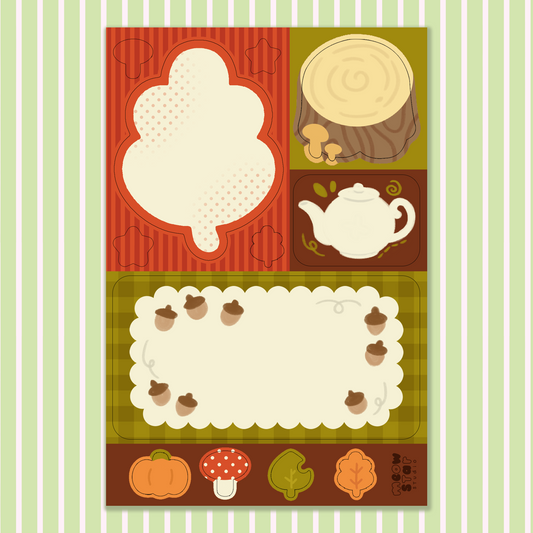 Autumn – Memo Sticker Sheet