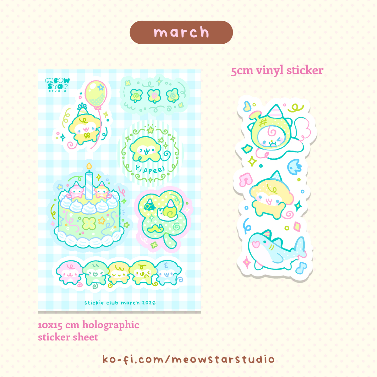 Stickie Club - March 2026