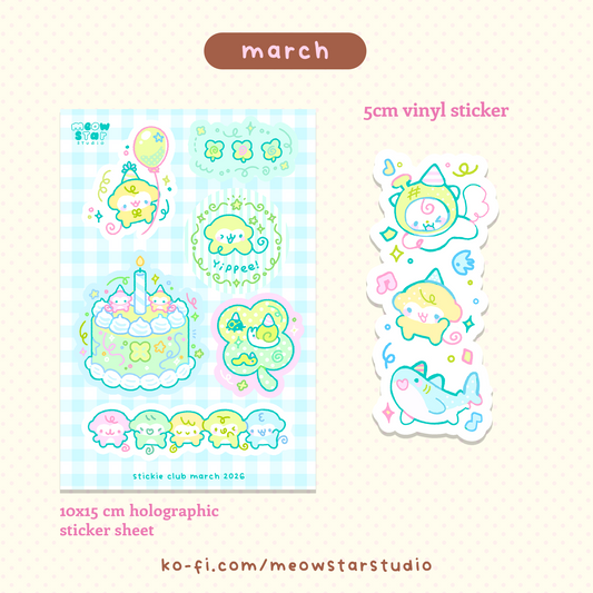 Stickie Club - March 2026