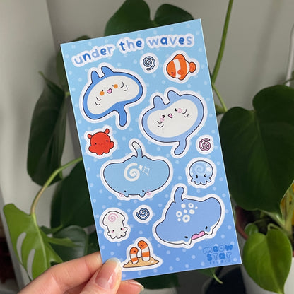 Under The Waves - Regular Sticker sheet
